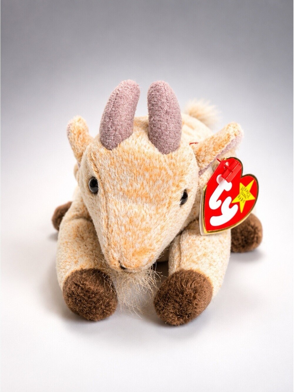 NWT Ty 1999 Goatee The Goat Beanie Baby #4235, 7x4” FREE SHIPPING